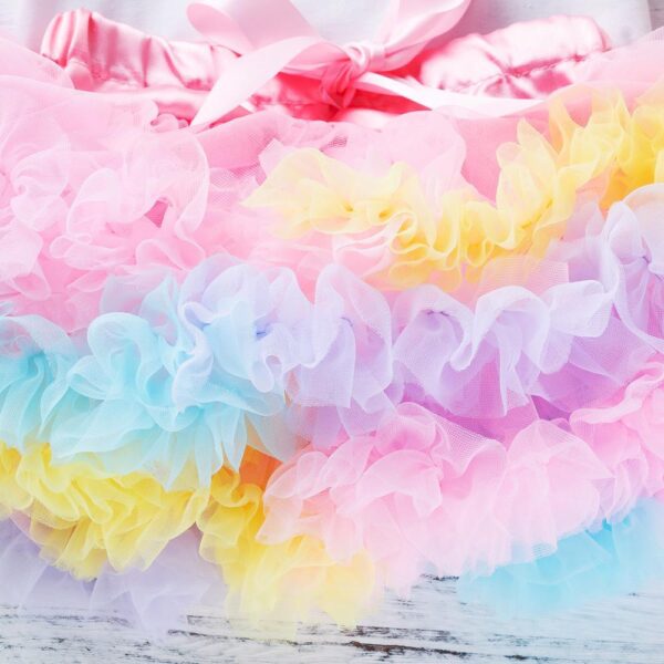 Chic Cherub onesie shirt with tulle skirt and headband - One - Image 2